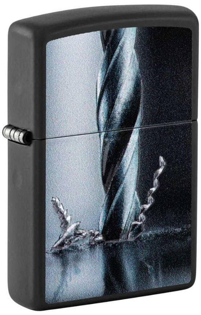 Zippo Benzin-Feuerzeug 3D Druck Metal Drill 60007050, unbefüllt