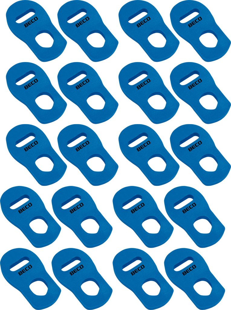Beco Aqua-Kick-Box Handschuhe, 10 paia Gr. L - blau Immagine del prodotto 