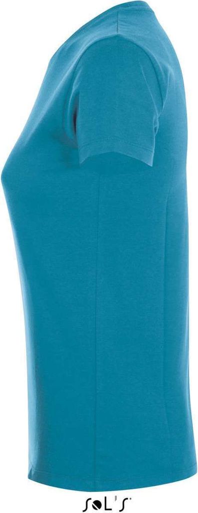 SOLs 01825 | Damen Regent T-Shirt / Halbgekämmte ringgesponnene Baumwolle - Farbe: Aqua - Größe: L