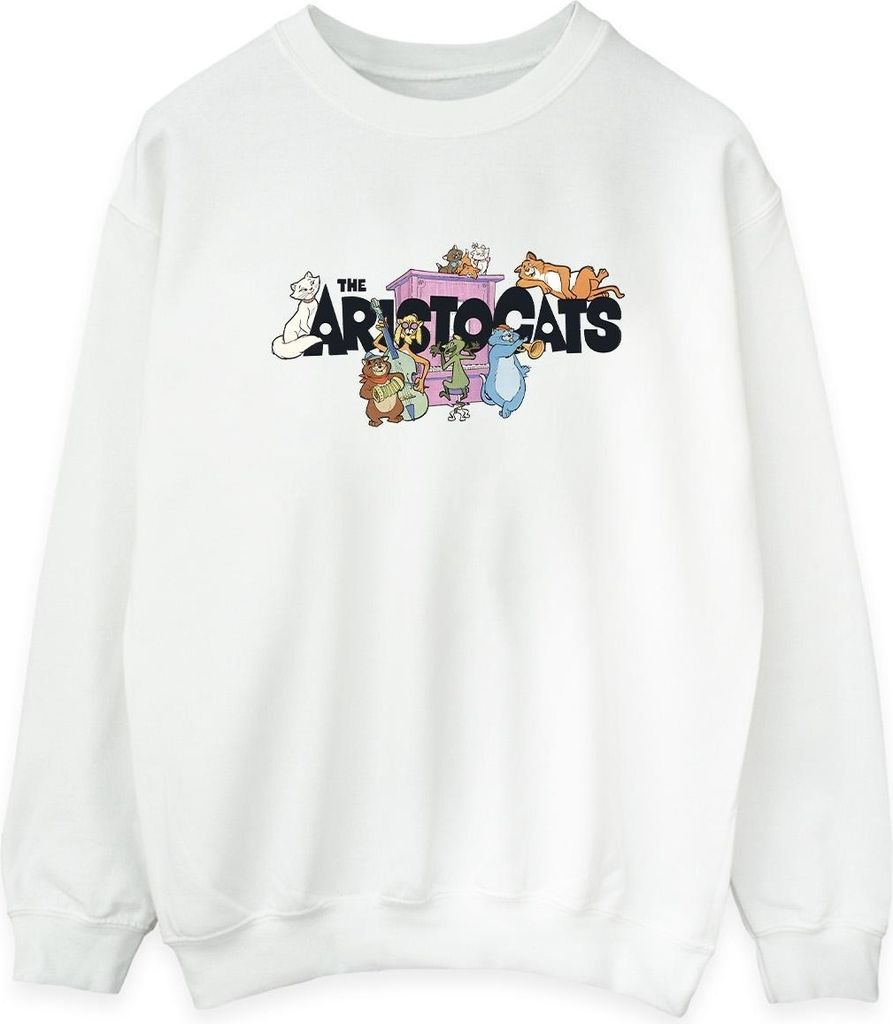 Disney - "The Aristocats" Sweatshirt für Damen BI14159 (XXL) (Weiß)