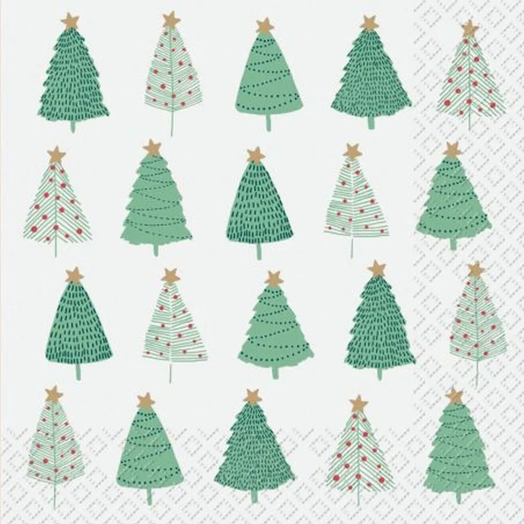 Déco Table Noël : Serviettes STEWO 33x33 cm - Finis les Détails Oubliés
