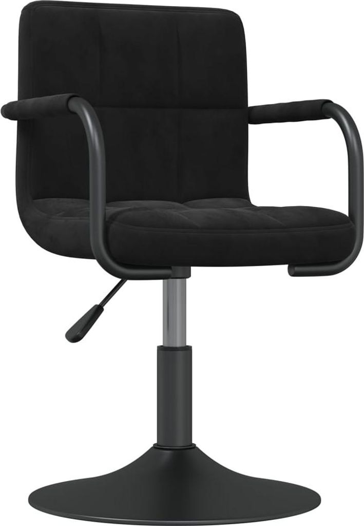 vidaXL Barhocker Schwarz Samt