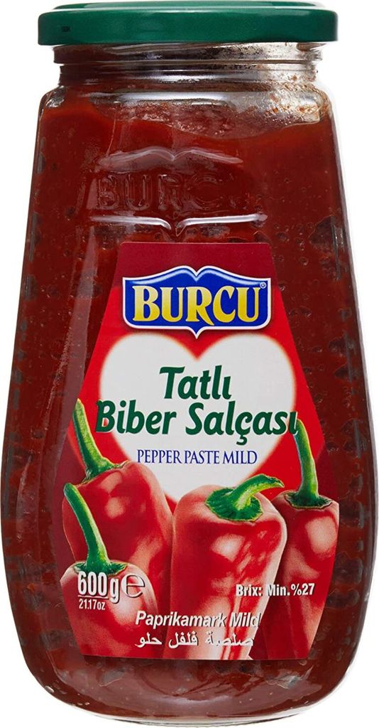 Burcu Paprikamark Süß im Glas - Tatli Biber Salcasi 600g