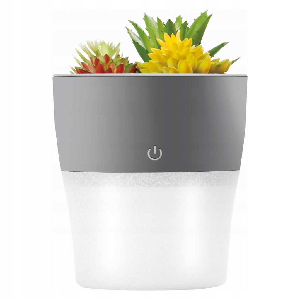 Setty Mini-Luftbefeuchter für den Schreibtisch, Diffusor, Blumentopf, künstliche Blumen