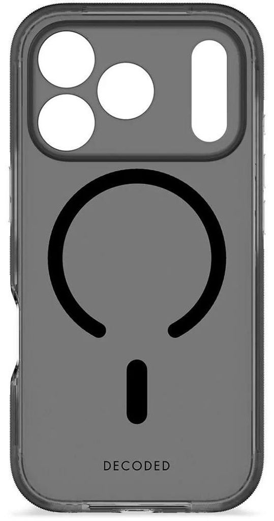 Decoded DropTec Transparent Backcover iP 17 Pro Black