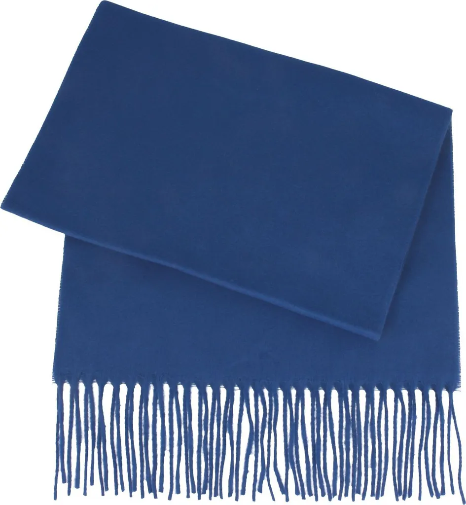 Sciarpa in 100% Cashmere Hut-Breiter con Frange | Morbidezza Premium