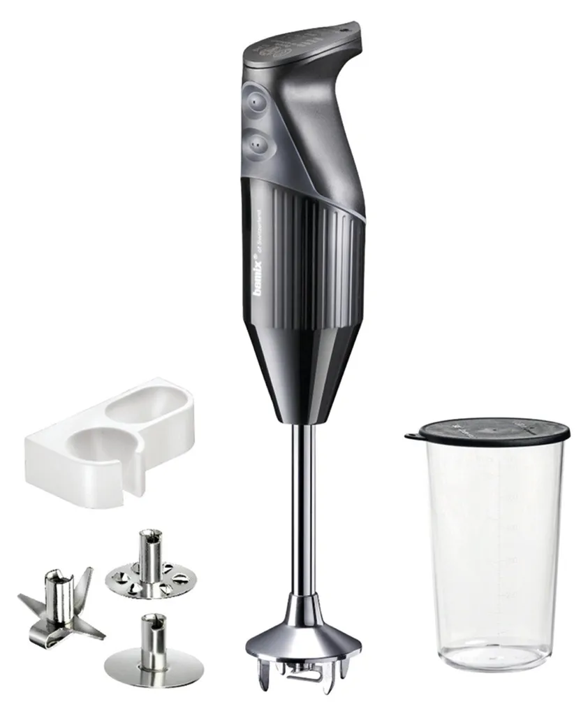 Mixeur Plongeant Bamix M160 Mono Noir - Mélangeur à Main de Qualité