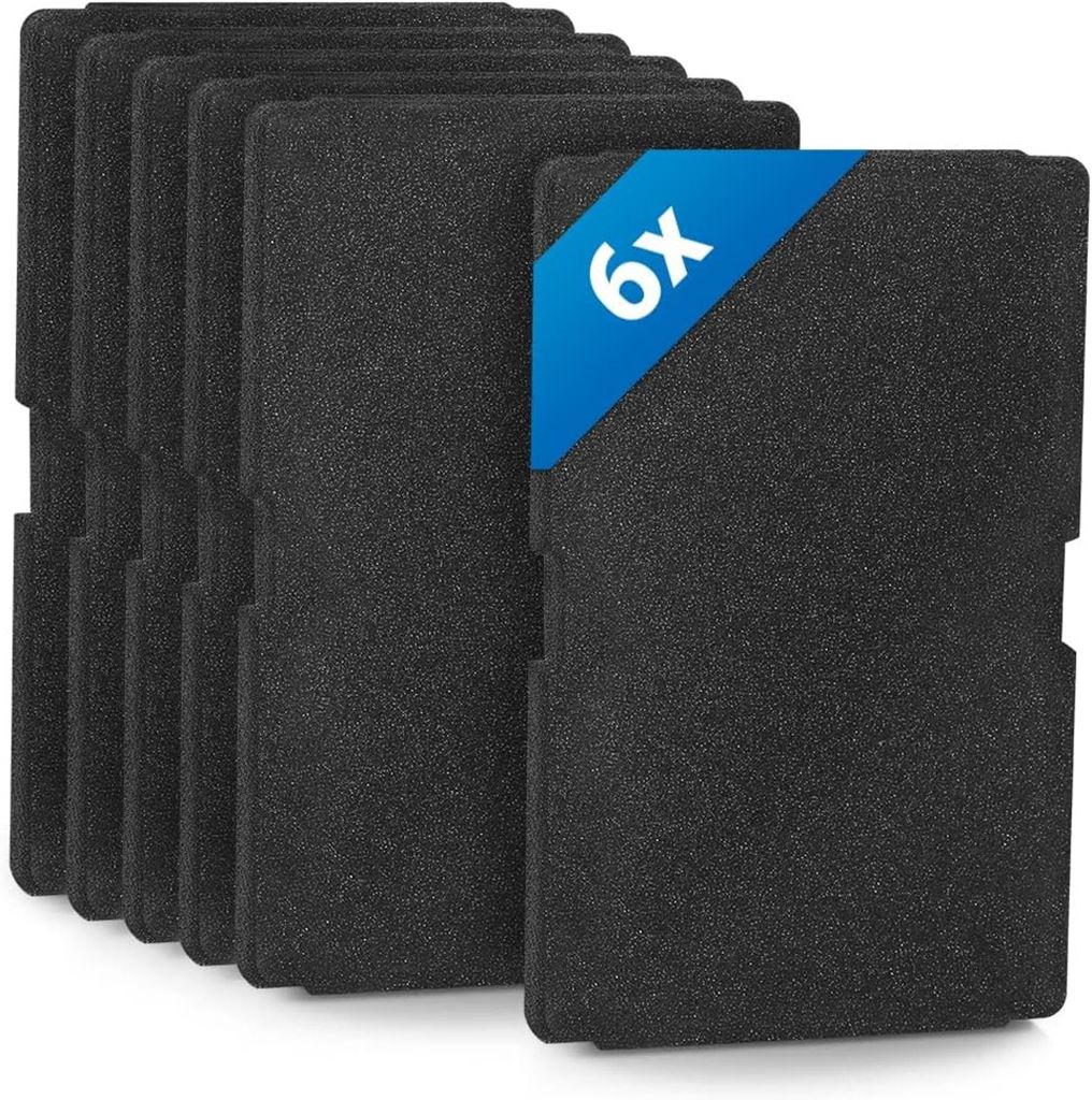 6x Trockner Filter fš¹r Beko Grundig Blomberg ElektraBregenz 2964840100, W?rmetauscher Filter Dryer filter Schaumstofffilter Schwammfilter Filter...