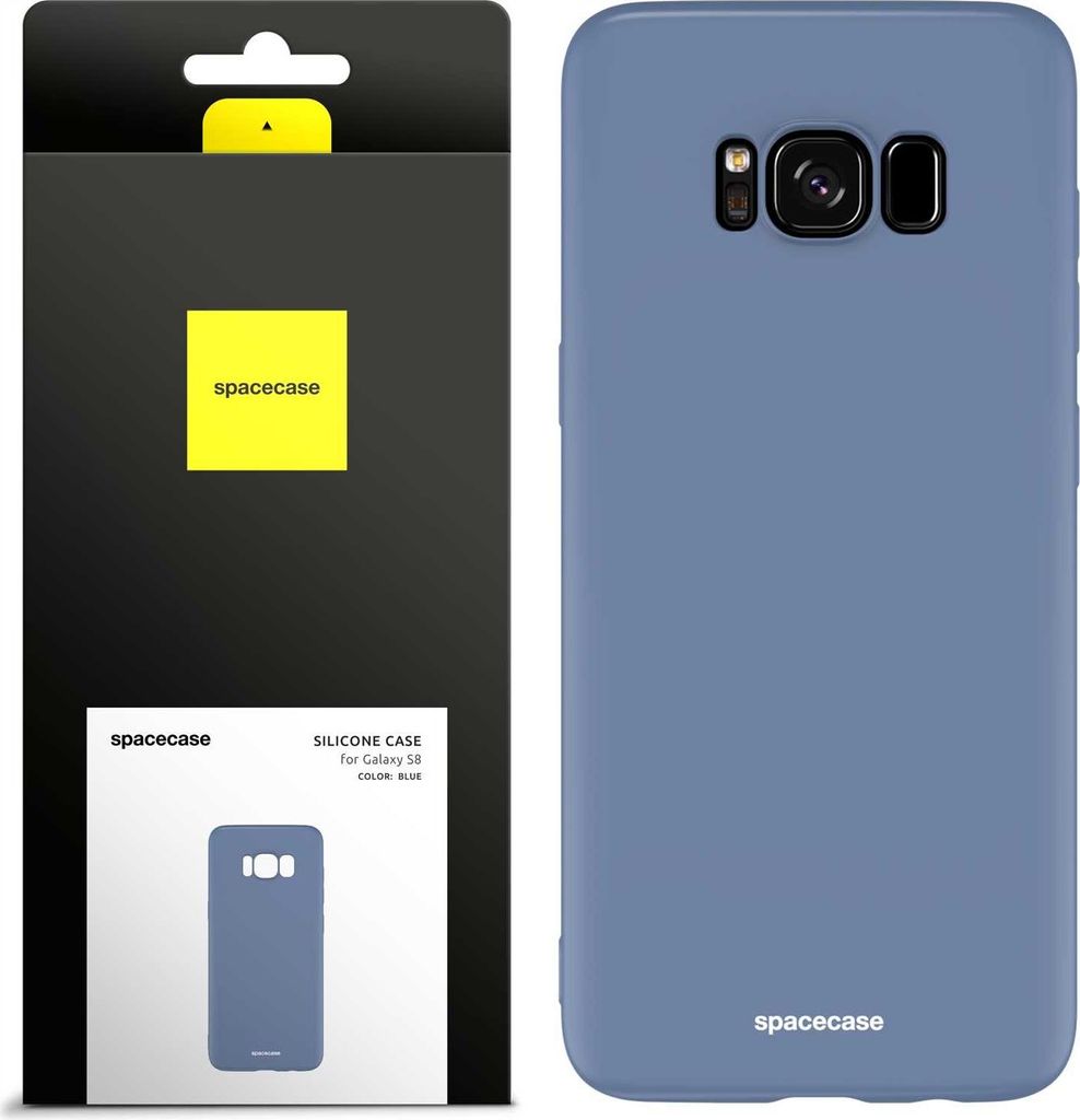 Spacecase Silikonhülle Galaxy S8 blau
