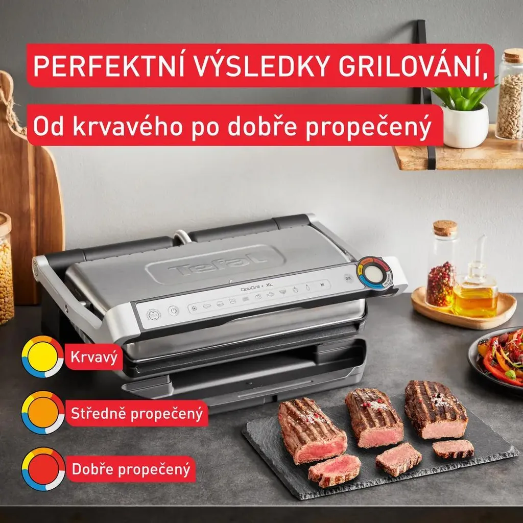 Gril Électrique Tefal Optigrill+ XL Appareil de Cuisson - 8