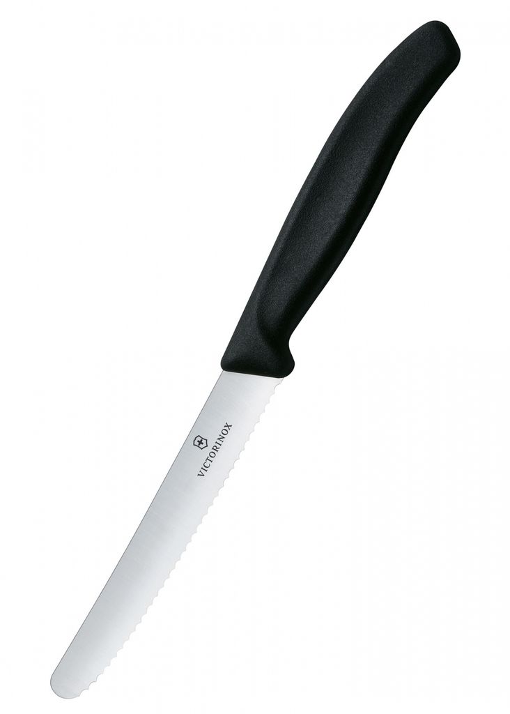 Nůž VICTORINOX Swiss Classic stříbrný, černý hladký Obrázek produktu 