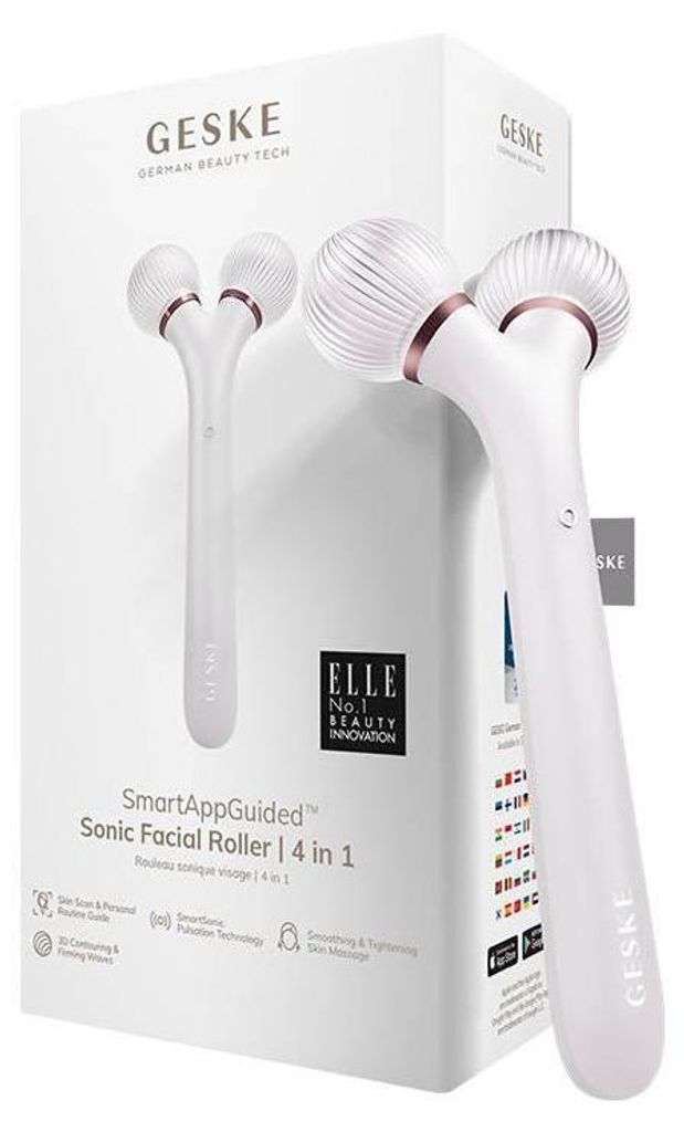 Roller soniczny do twarzy 4w1 Geske z Aplikacją (starlight) Zdjęcie produktu 