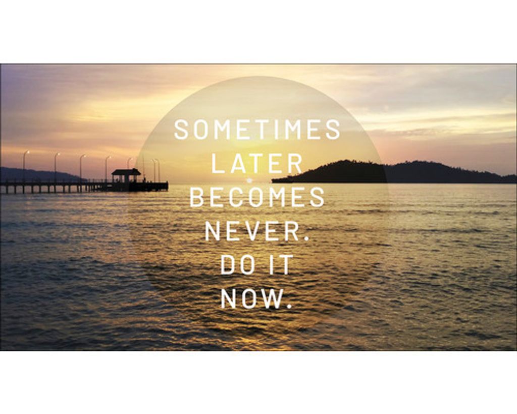 Decopanel Slogan the sunset III 30x15 cm