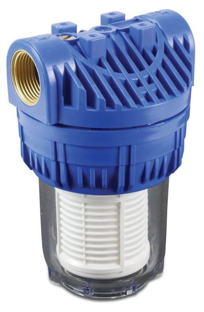 Hydro-S Kunststoff-Wasserfilter 5" klein - 60 micron, IG 1 Zoll, (ohne Zubehör)