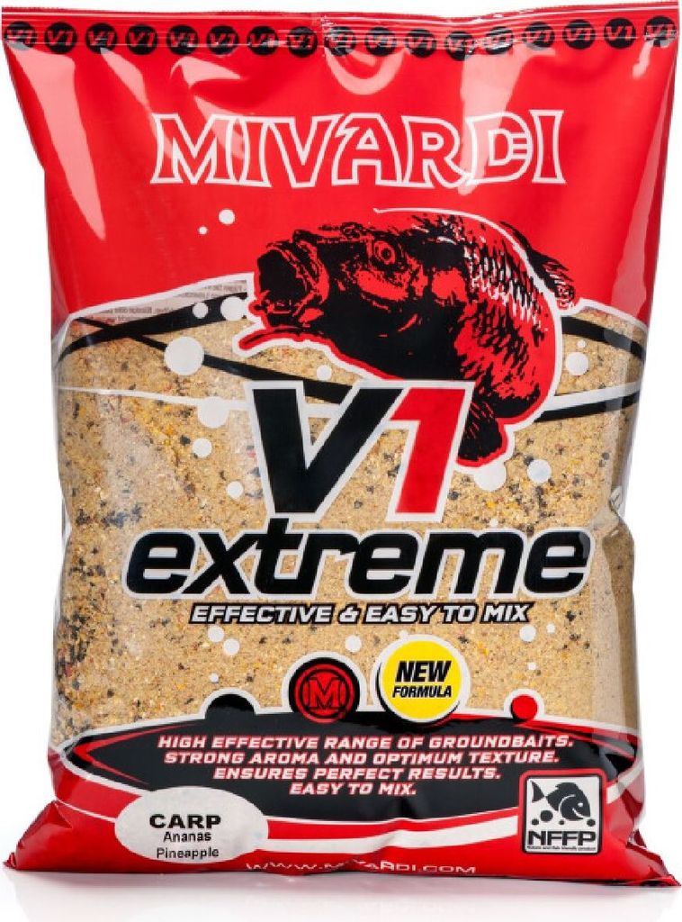 2,85kg MIVARDI V1 CARP PINEAPPLE ANANAS Grundfutter Feederfutter Karpfenfutter