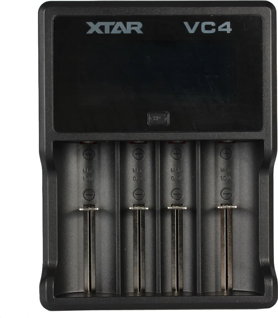 Chargeur Accu XTAR VC4 à 4 Slots avec Écran LCD et Alimentation USB Rapide - 10