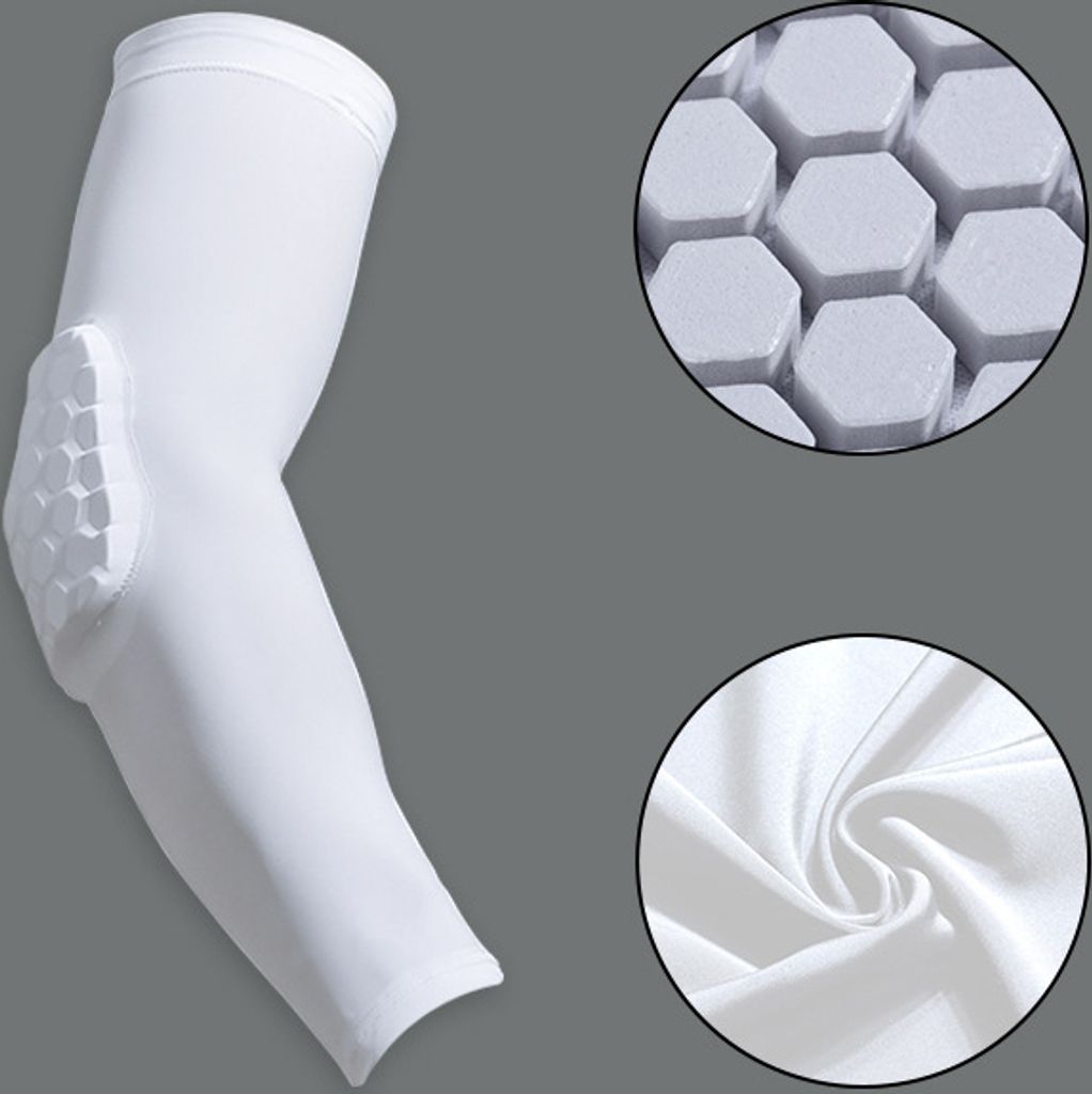 INF 2er-Pack Sport-Ellenbogenbandage Weiß XL