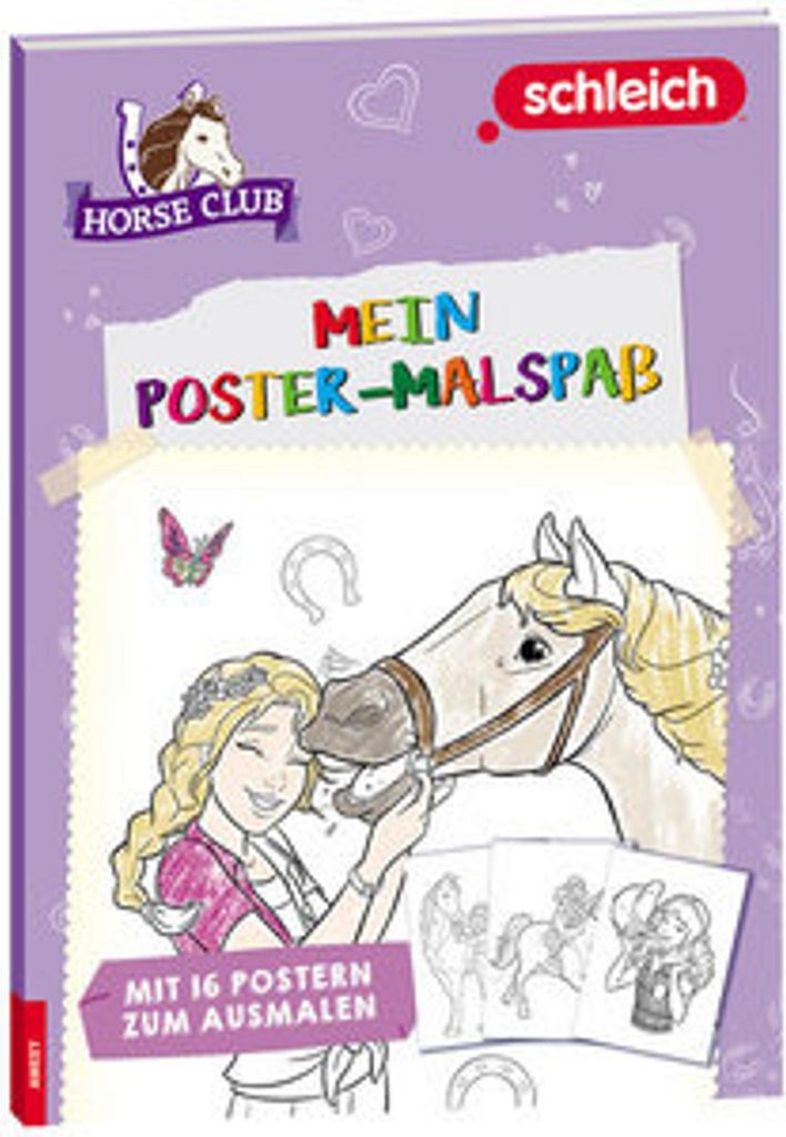 SCHLEICH Horse Club – Poster-Malspaß