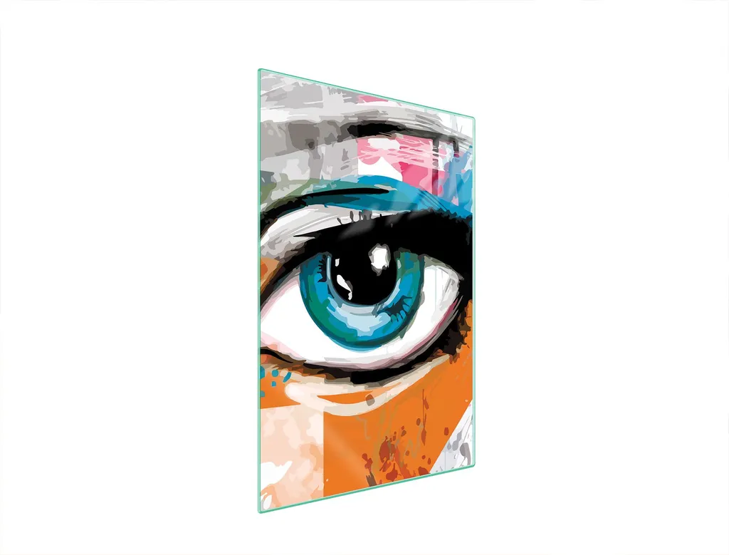 Copri Piano Cottura 35x52 Vetro OCCHIO | Tagliere Multifunzione Smart