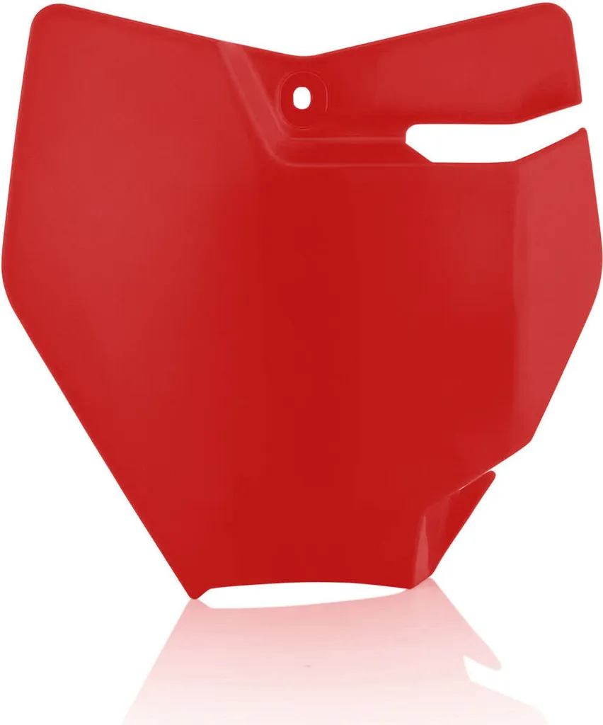 Plaque de Numérotation Acerbis Rouge : Fini les Plastiques Cassants !
