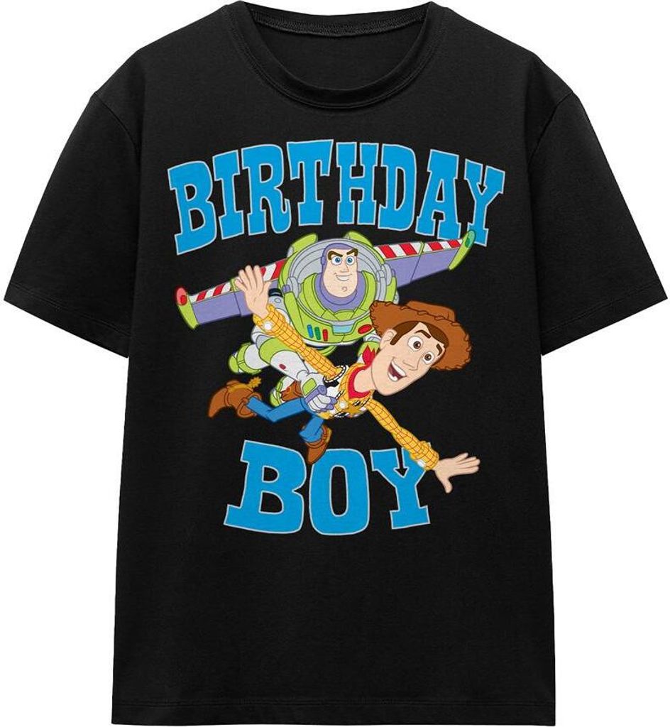 Toy Story - "Birthday Boy" T-Shirt für Herren/Damen Uni TV17164 (S) (Schwarz)