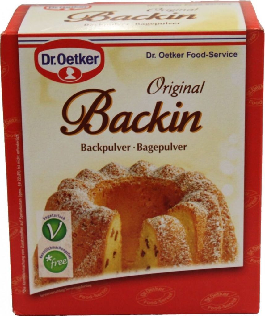 Dr. Oetker Backin Backpulver für jede Mehlsorte geeignet 1000g