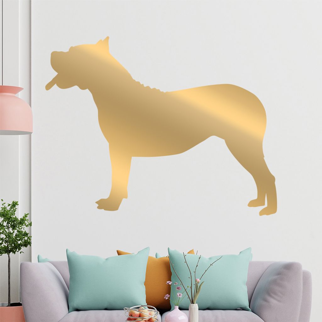 KIWISTAR Dogo Canario Silhouette Wandtattoo in 6 Größen - Wandaufkleber Wall Sticker - Dekoration, Küche, Wohnzimmer, Schlafzimmer, Badezimmer