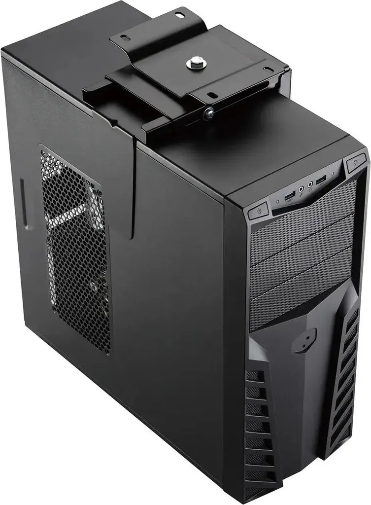 Fixation Sous Bureau pour Unité Centrale - Support PC Réglable Acier - 8