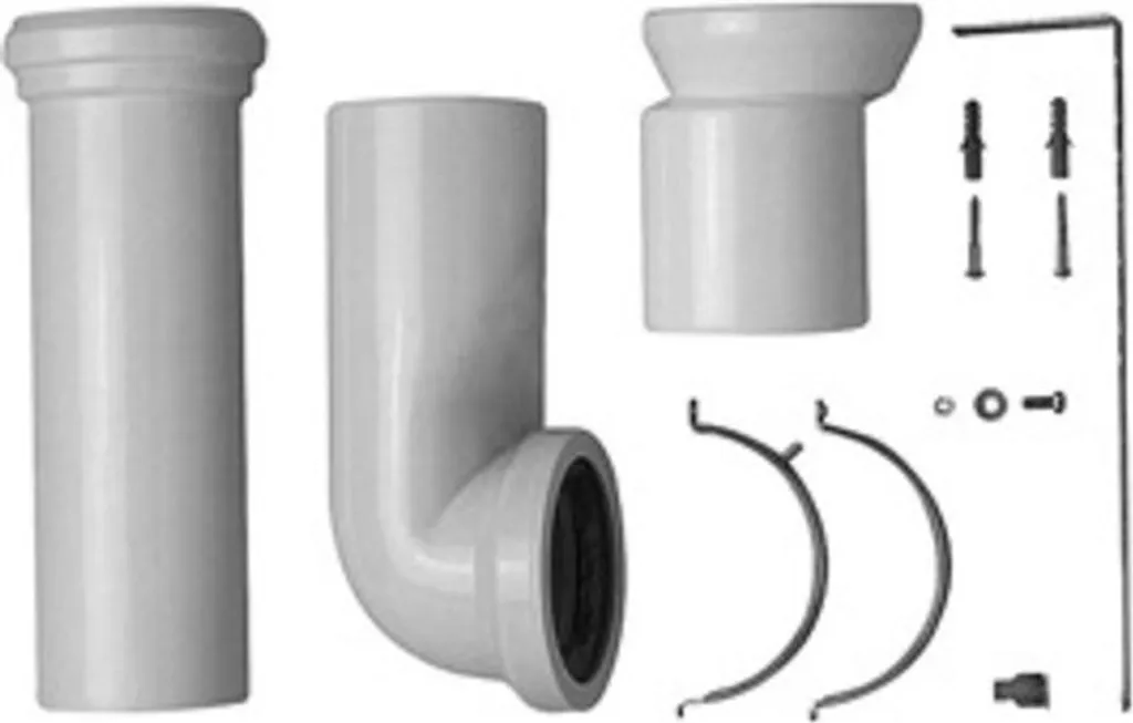 Duravit Kit de raccordement Vario pour WC avec sortie Vario, y compris excentrique, 0014220000, 0014220000