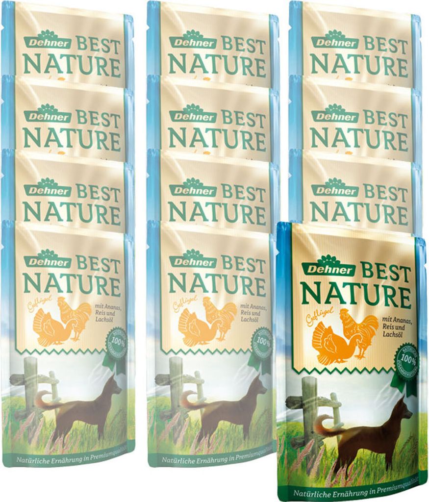 Dehner Best Nature Hundefutter, Nassfutter, für Produktbild 