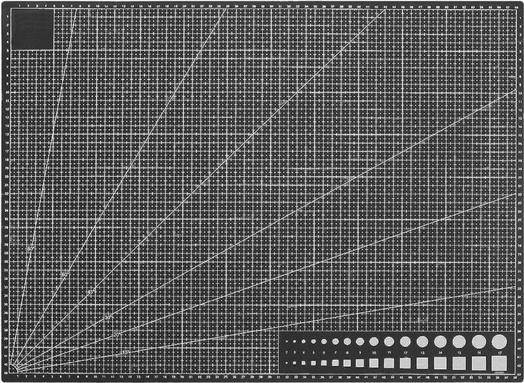 Verk 11352 Doppelseitige Schneide- und Schneidematte A2, Produktbild 