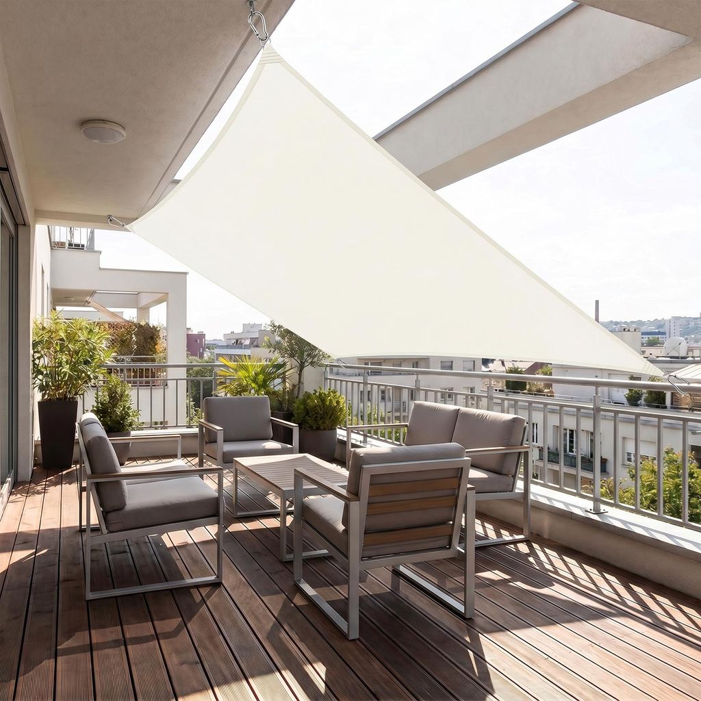 Sonnensegel Balkon 160g/m² Polyester UV Schutz Sonnenschutz Produktbild 