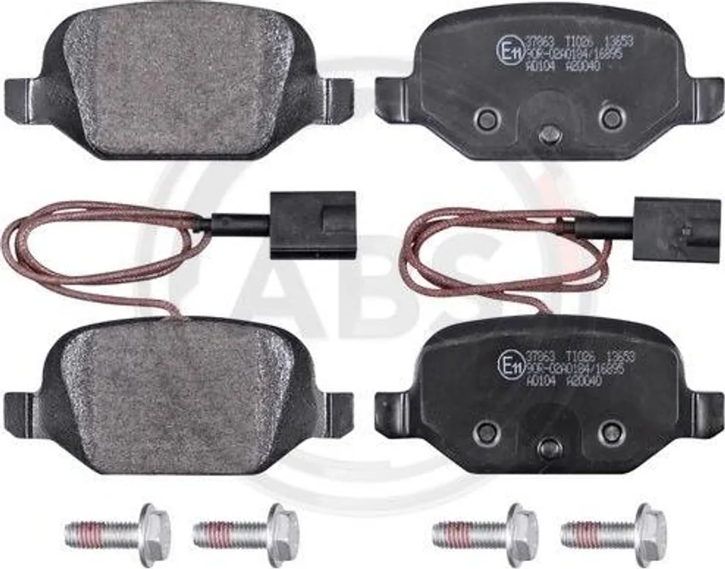 Jeu de Plaquettes de Frein pour Fiat 500 et 500C - Modèle A.B.S. 37863