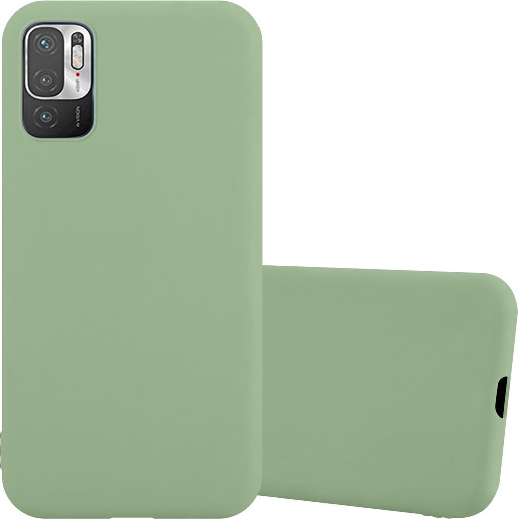 Cadorabo Hülle für Xiaomi RedMi NOTE 10 5G / POCO M3 PRO 5G Schutzhülle in Grün Handyhülle TPU Silikon Etui Case Cover
