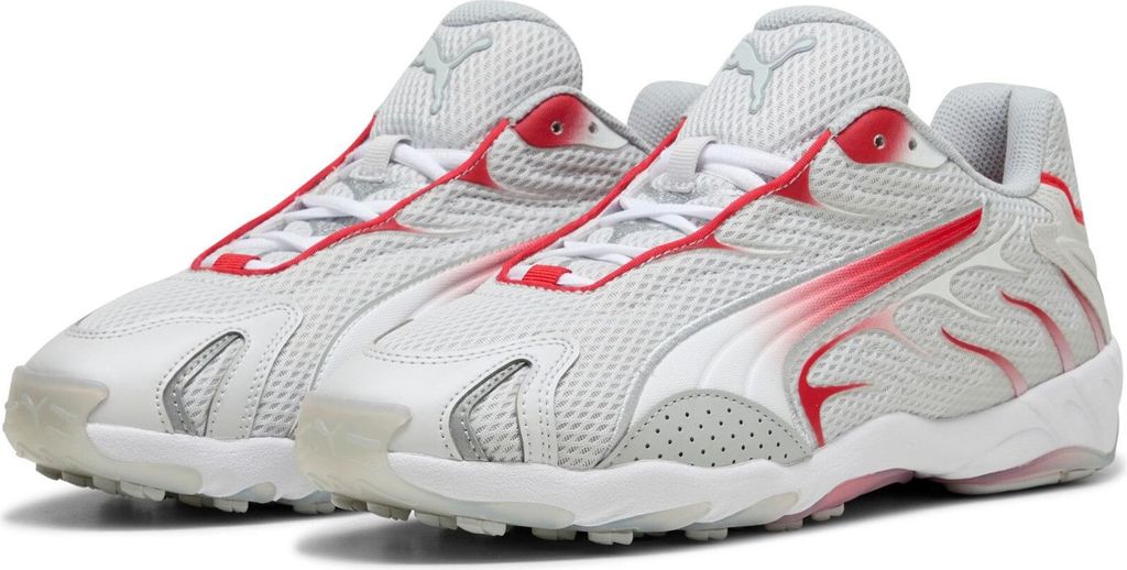 Puma Inhale - feather gray-for all time red, Größe:8