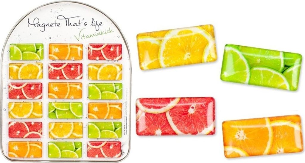 1 x Magnet Thats's Life Vitaminkick COOLMAGNETS ca 5,7x1x2,7cm