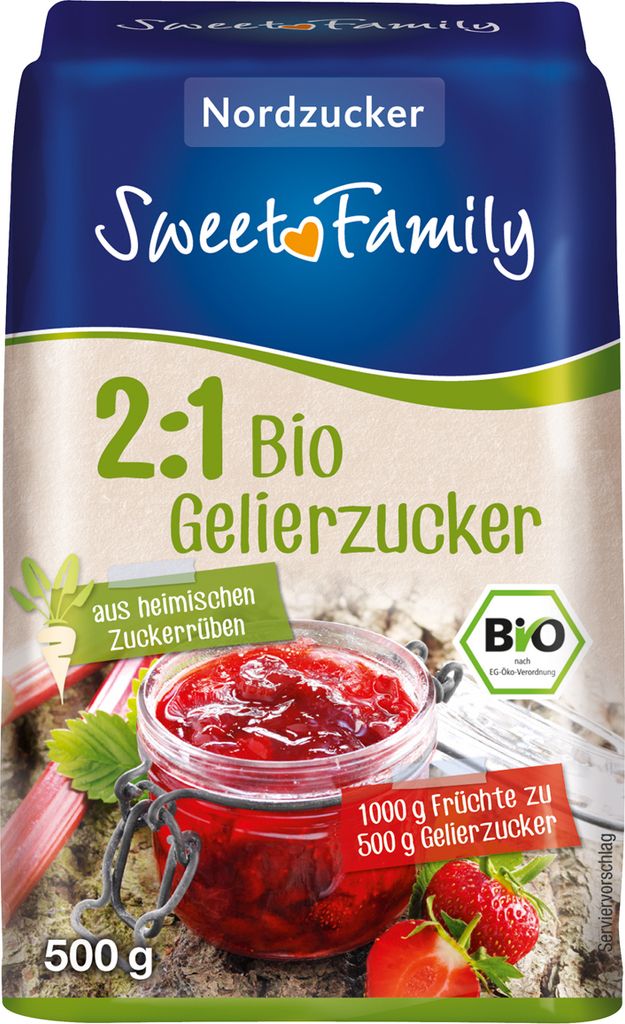 Sweet Family  Gelierzucker aus heimischen Zuckerrüben 500g Produktbild 
