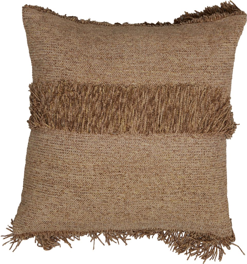 Light & Living - Kissen LUANI - Ø45x10cm - Braun