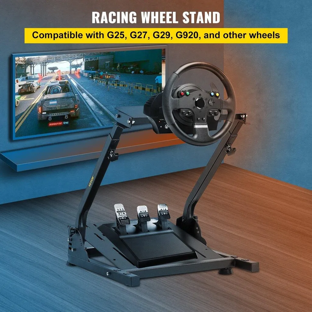 Support de volant Vevor pour Thrustmaster T150 Rs noir en acier - 2