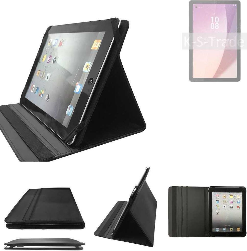 High quality kompatibel mit Lenovo Tab M9 Wi-Fi Schutz Hülle Business Case Tablet Schutzhülle Flip Cover Ultra Slim Bookstyle Tasche schwarz.