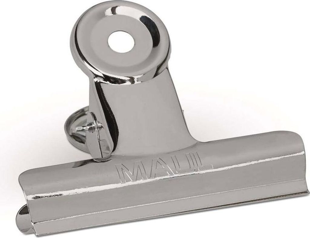 MAUL Papier-Klemmer MAULstandard Metall 5 Stück 77 mm Produktbild 