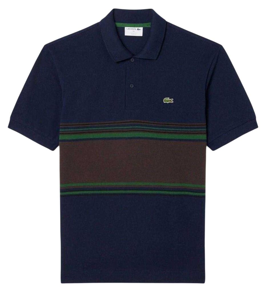 Lacoste - Poloshirt für Herren, kurzärmlig GT18613 (XL) (Dunkles Marineblau)