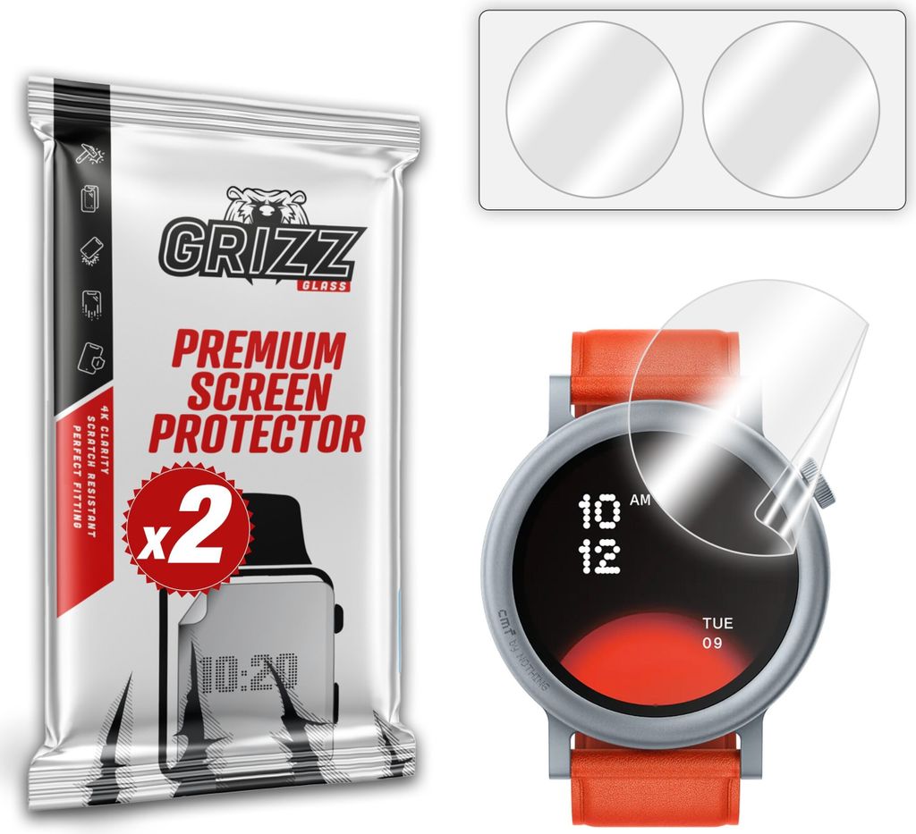 Keramische Folie GrizzGlass CeramicFilm für Nothing CMF Watch Pro 2