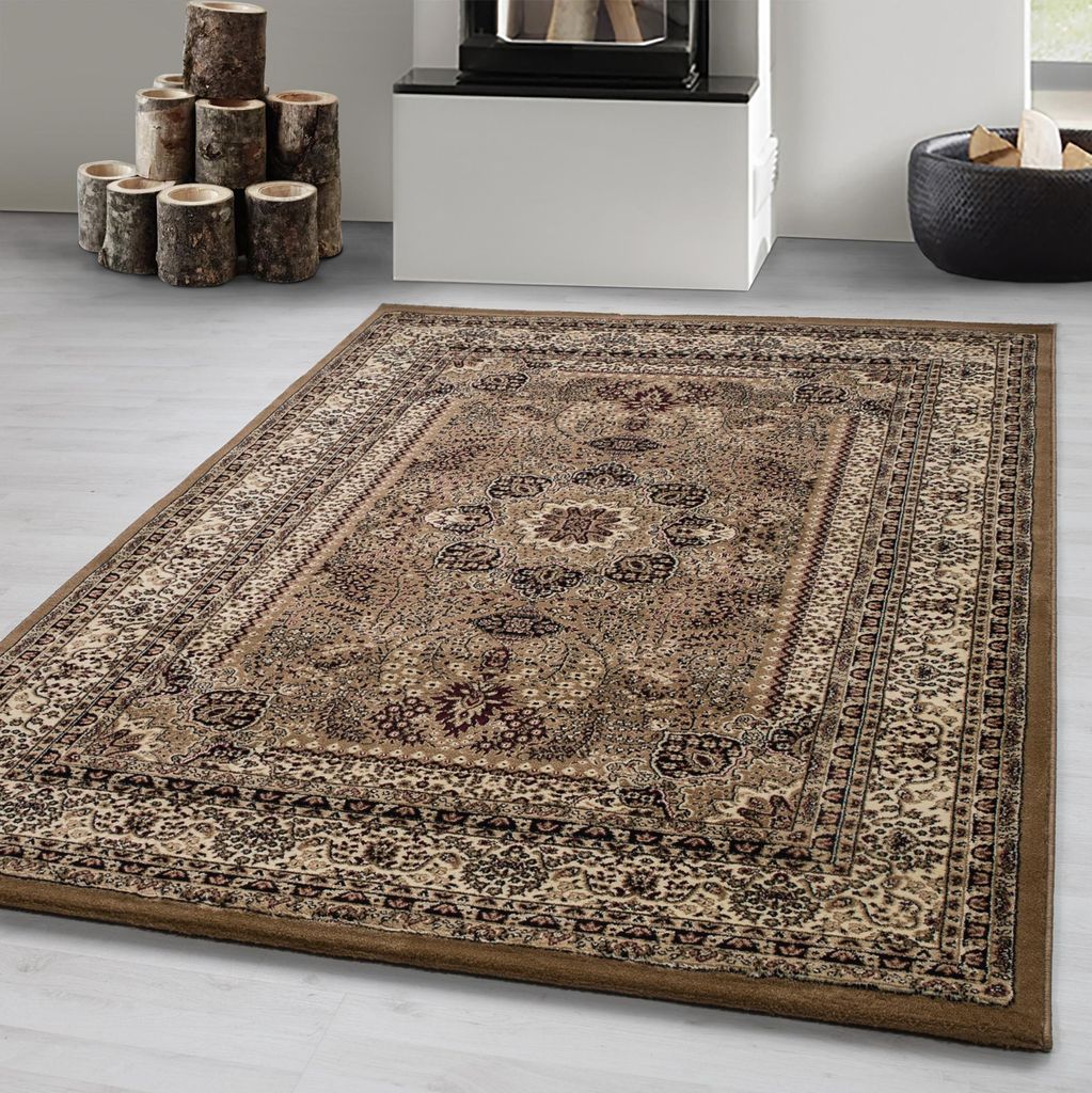 Carpetsale24 Klassischer Orientteppich mit orientalischem Muster Wohnzimmer Teppich pflegeleicht und dekorativ, Grösse: 300x400 cm