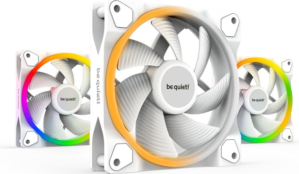 be quiet! Light Wings White 120mm PWM Triple-Pack Produktbild 