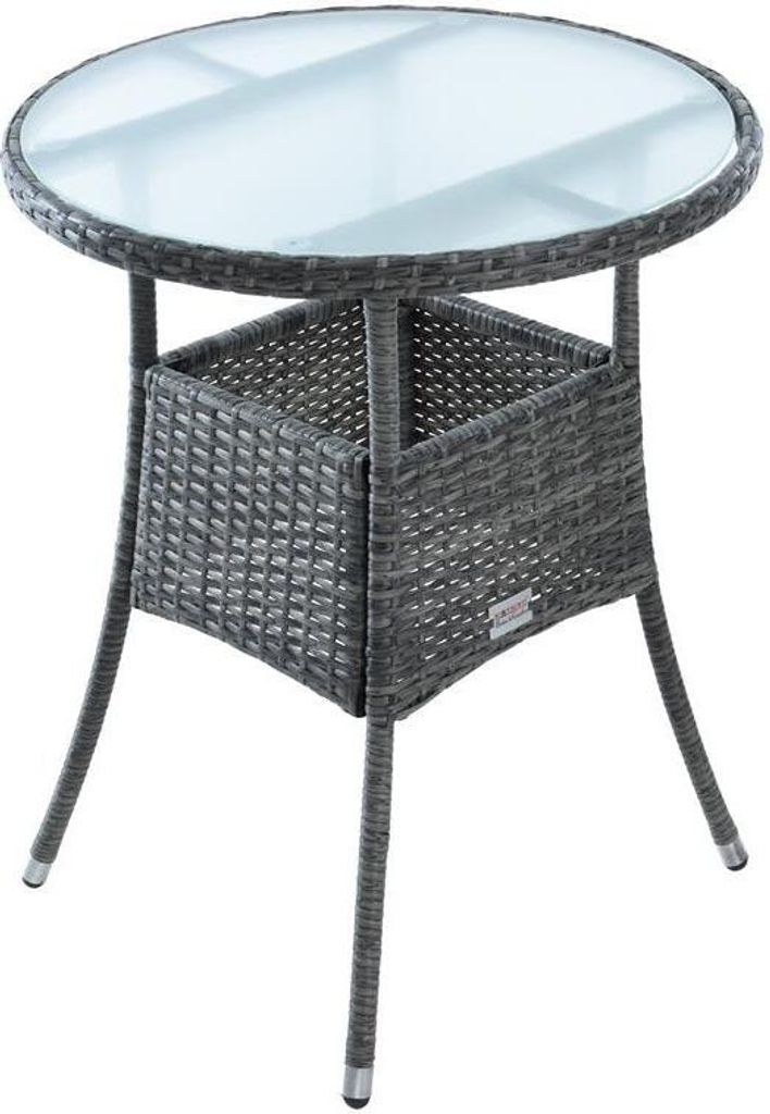 Beistelltisch Tisch Polyrattan Gartentisch Rattan Produktbild 1