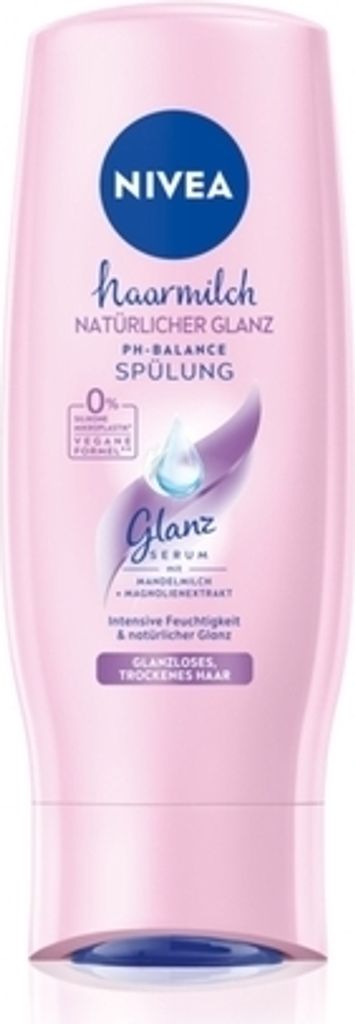 NIVEA Haarmilch pH-Balance Pflegespülung 200 ml, Frauen, Nicht-professionelle Haarspülung, trockenes Haar, Stumpfes Haar, Alle Farben, Feuchtigke...