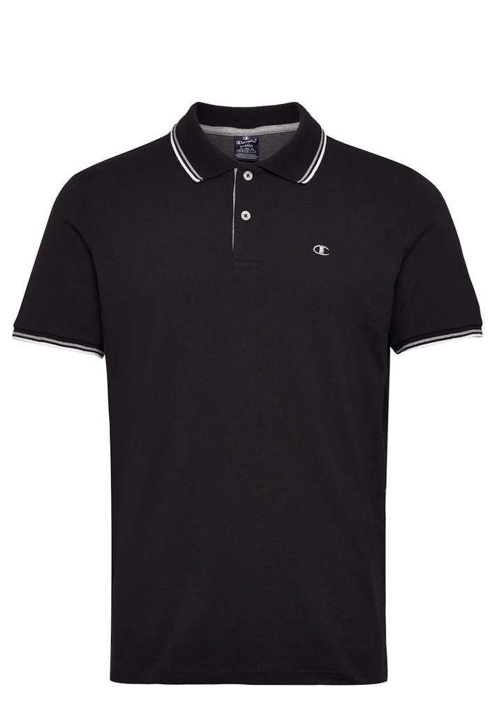 Champion Shirt Kurzarm Poloshirt mit Kragen und Knopfleiste in Regular-fit