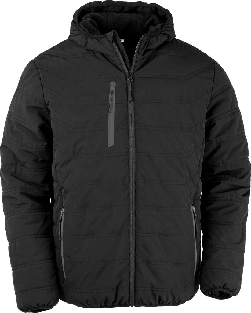 Result Genuine Recycled - "Compass" Steppjacke für Herren PC4629 (3XL) (Schwarz)