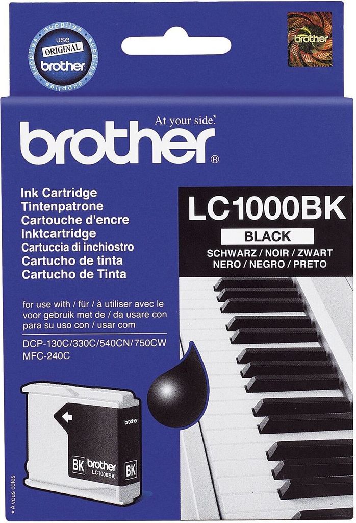 Brother LC1000BK Original Tintenpatrone schwarz Image du produit 
